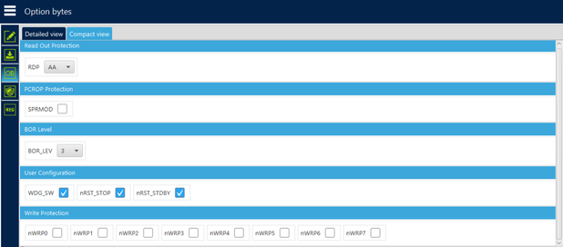 Option bytes