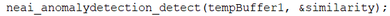 Anomaly detection function