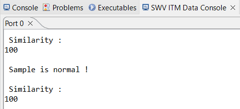 Anomaly detection results