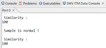 Anomaly detection results