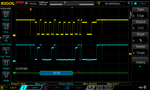 CubeOrange(Master), STM32F4(Slave), 1k8 Ohm internal pull-ups, R1 = inf Ohm, Rn = 1k8 Ohm