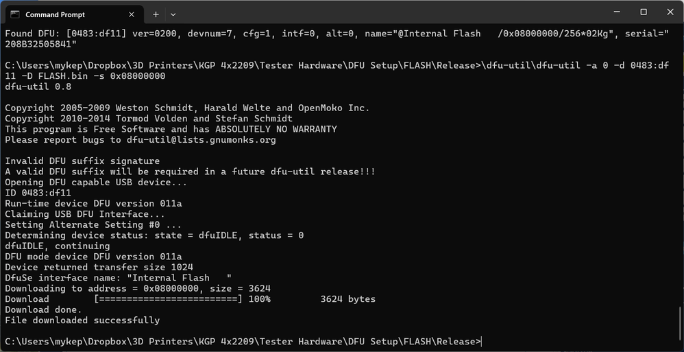 2025.04.16 - Successful Flash Write.png