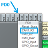 Figure 6. Setting PD0 as CAN1_Rx pin