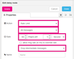 Fig. 10: Delay node setup