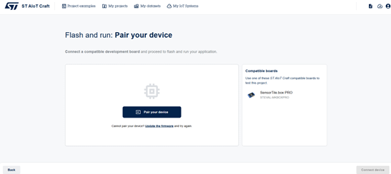 Figure 3: Pair your device