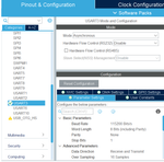 the usart3 set to 115200