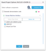 Board project options