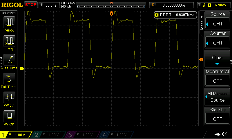 STM32H750 Discovery kit Clock Generation on GPIO P... - Page 2 ...