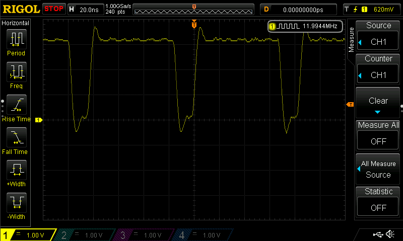 STM32H750 Discovery kit Clock Generation on GPIO P... - Page 2 ...