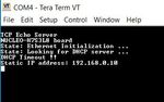 MCU Comm3 serial response