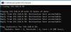 Ping request from Laptop to the MCU