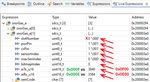 STM32CubeIDE Live Expressions - 2 - Array - Element 1.png