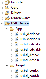 USB middleware source code
