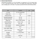 Display specifications