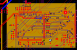 PCB routing for MCU
