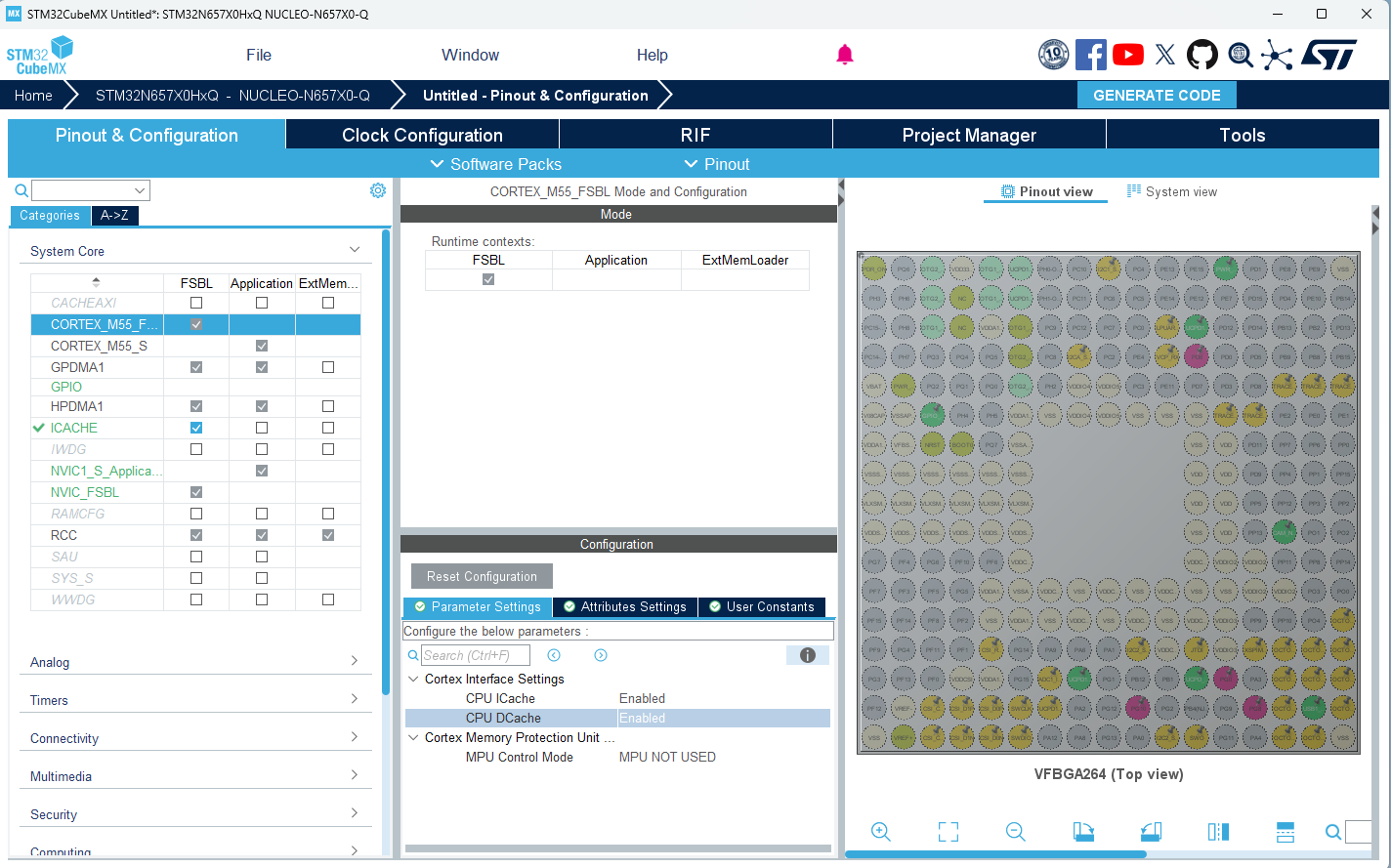 STM32 Nucleo-N657X0-Q 開発ツール NUCLEO-N657X0-Q STM32 Nucleo-144 開発ボード - STMicro | Mouser
