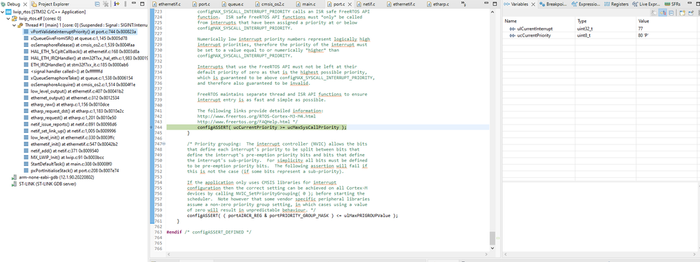 I configure the MPU as suggested