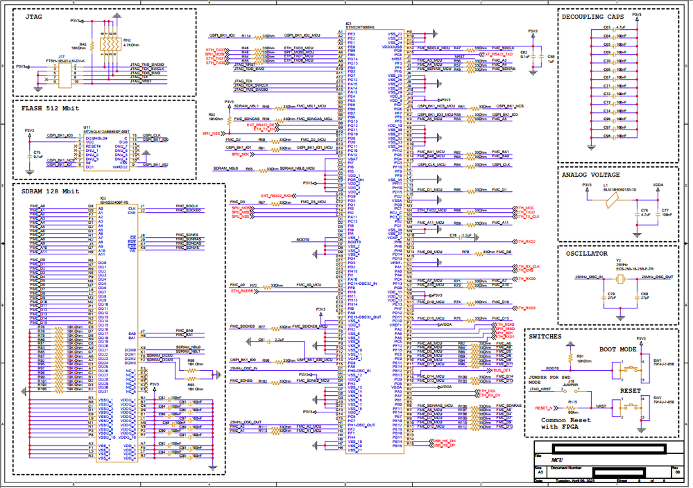 STM32H750IB SCHEMATICS