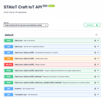 Figure 3: ST AIoT Craft IoT API specification
