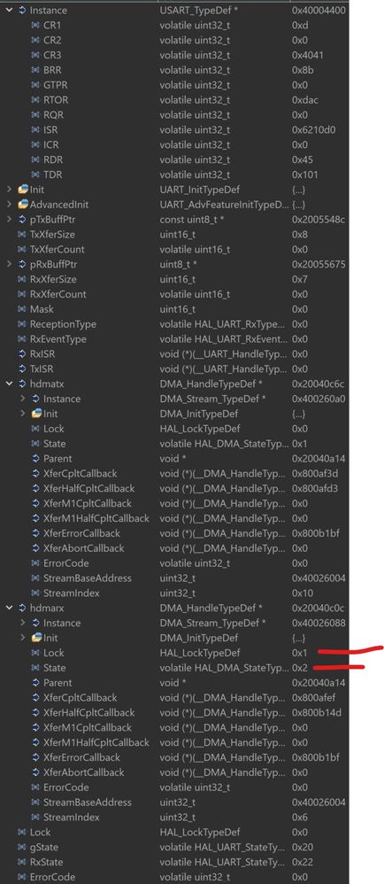 hdmarx lock and busy error