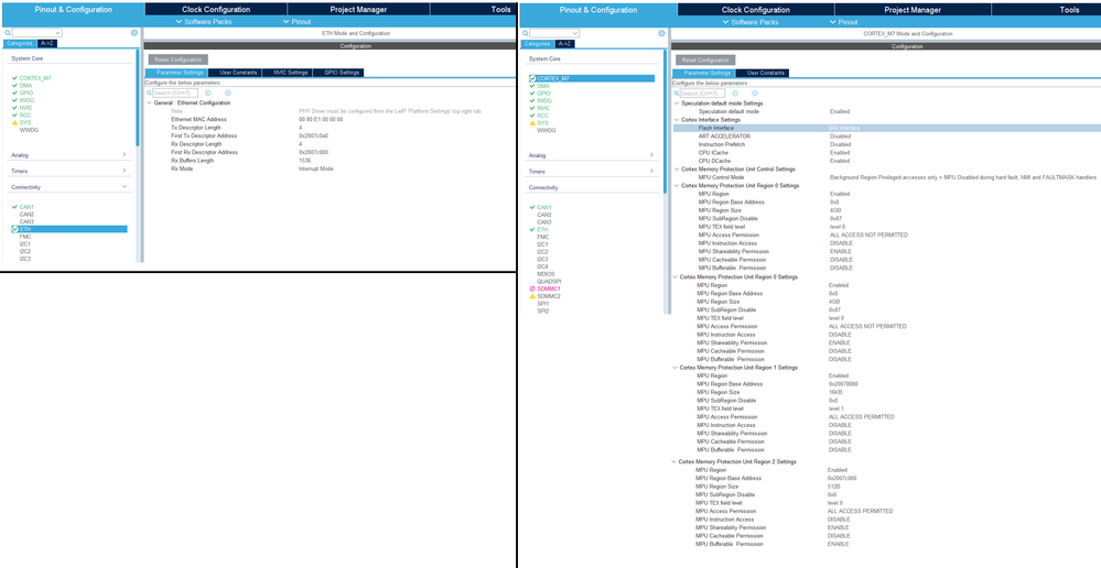 MPU and Ethernet descriptors