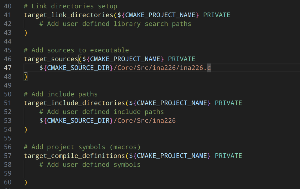 my cmakelists.txt