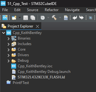 View in CubeIDE