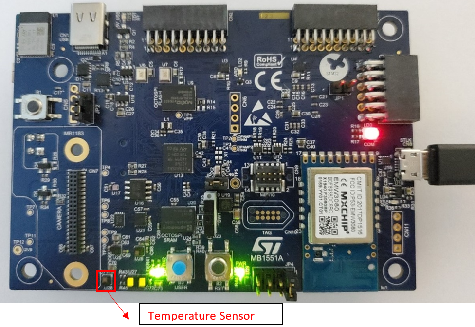 Azure IoT Central B-U585I-IOT02A Notification Setu ...