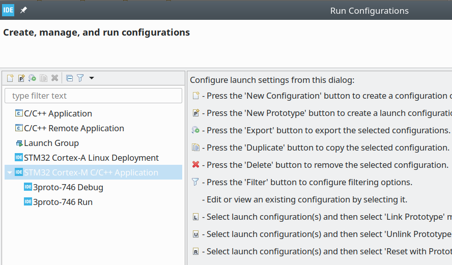 Solved: Create Run And Not Debug Configuration - STMicroelectronics ...