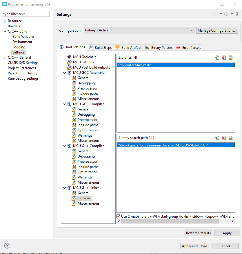 Cookbook: Enabling Arm_math.h On STM32H7 (dual Cor ...