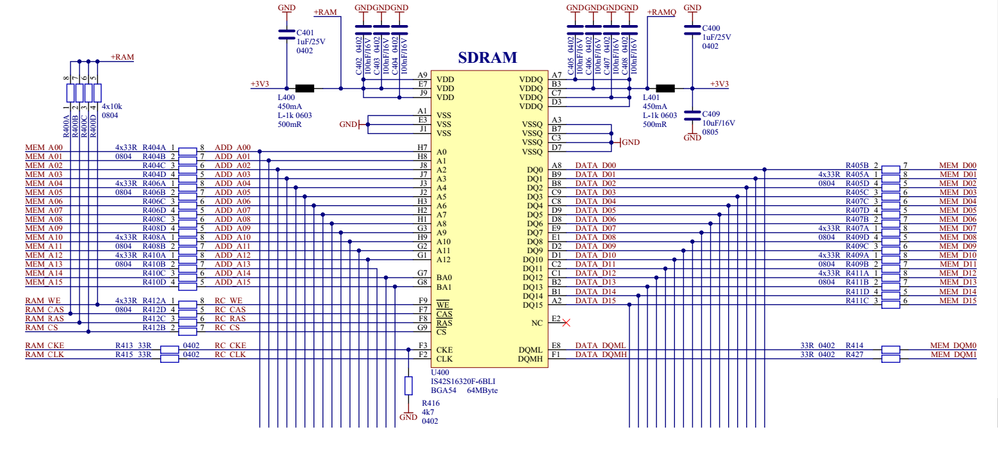 Use Of An External SDRAM (IS42S16320F) With STM32H ...