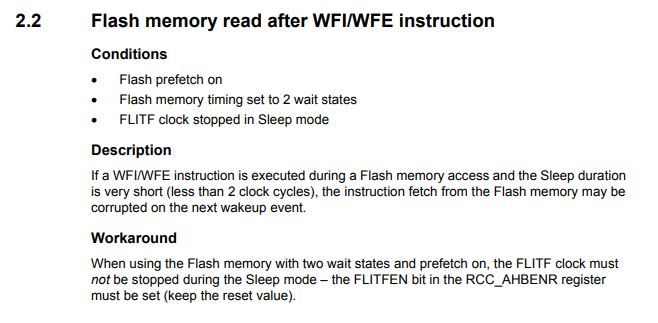 Solved: Fix STM32f103 __WFI Function Gives Hardfault_hand ...