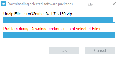 Solved: STM32CubeMX 5.0.1 - Firmware package download erro ...