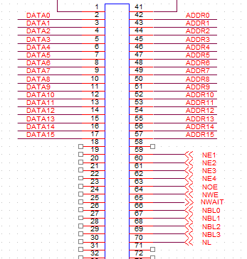 FSMC Controller (expand Fpga And Sdram) - STMicroelectronics Community