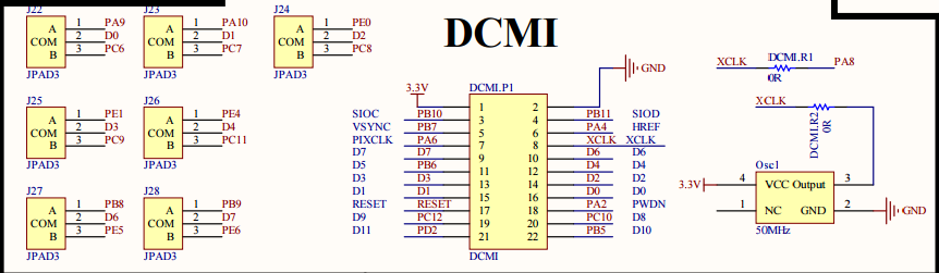 DCMI interface on the Open407v-D - STMicroelectronics Community