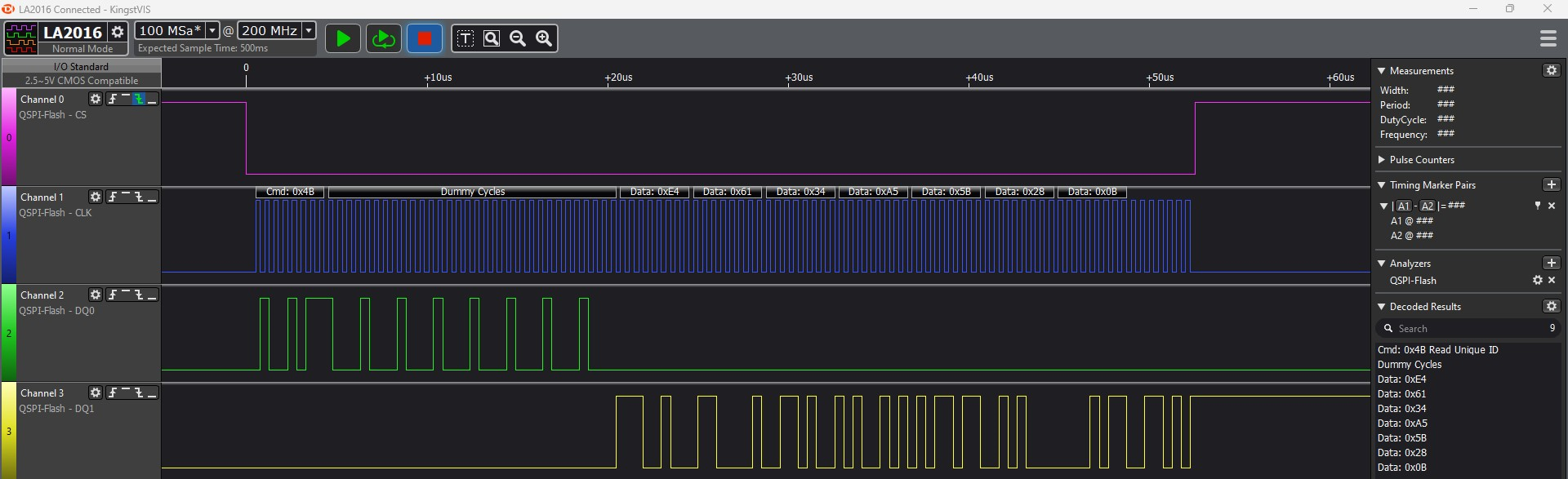 Solved: QSPI - Read UNIQUE ID from W25Qxx NOR memory - Page