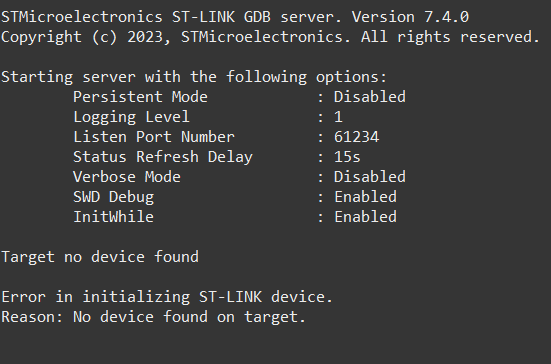 STM32F4 Discovery ST-LINK Error - STMicroelectronics Community