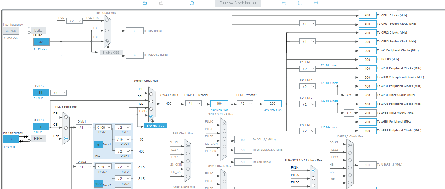 Solved: Nucleo-144 STM32H755ZI vs STM32F767ZI