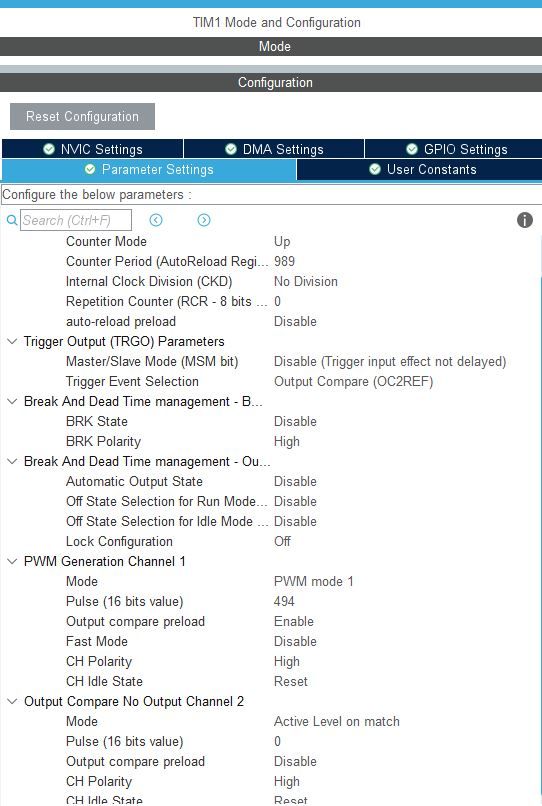 TIM1 Config-continued