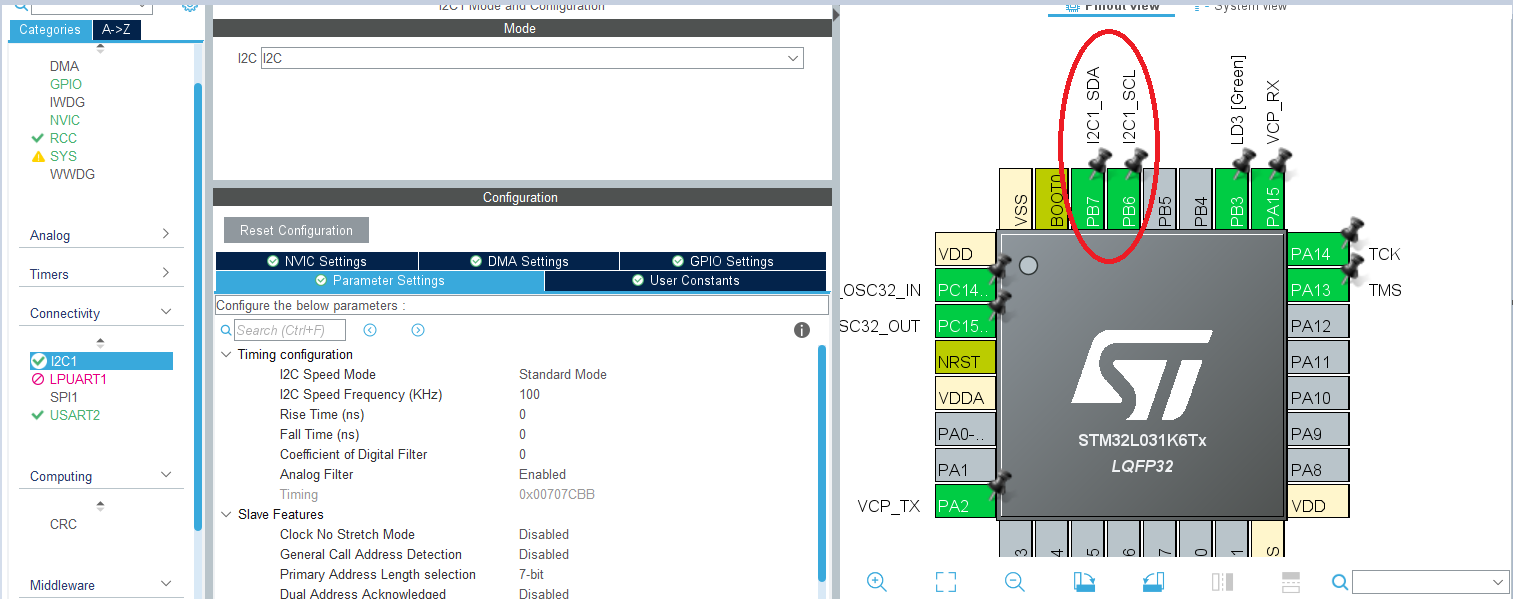 Solved: STM32L031 I2C (SHT40) driver help - STMicroelectronics Community