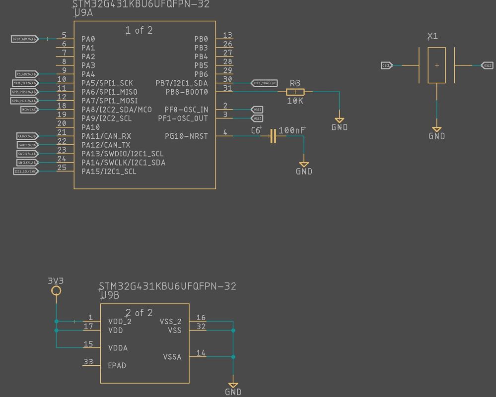 STM32G4 Reset Issue - STMicroelectronics Community