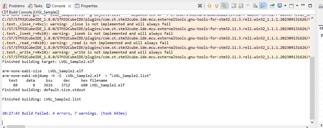 Solved: Need help with a Cube32IDE error message - STMicroelectronics ...