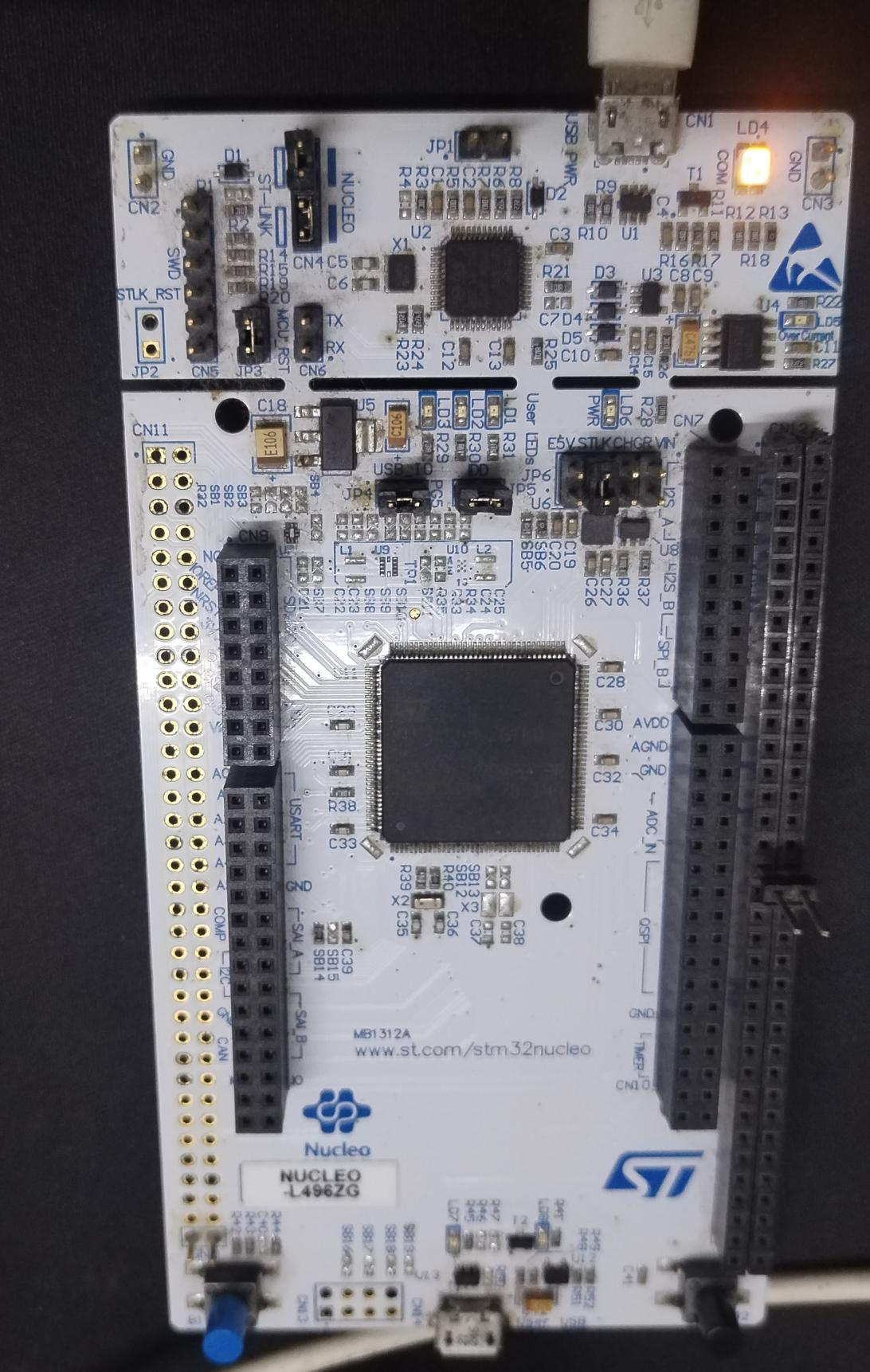 Cannot get stm32 nucleo board to work again after