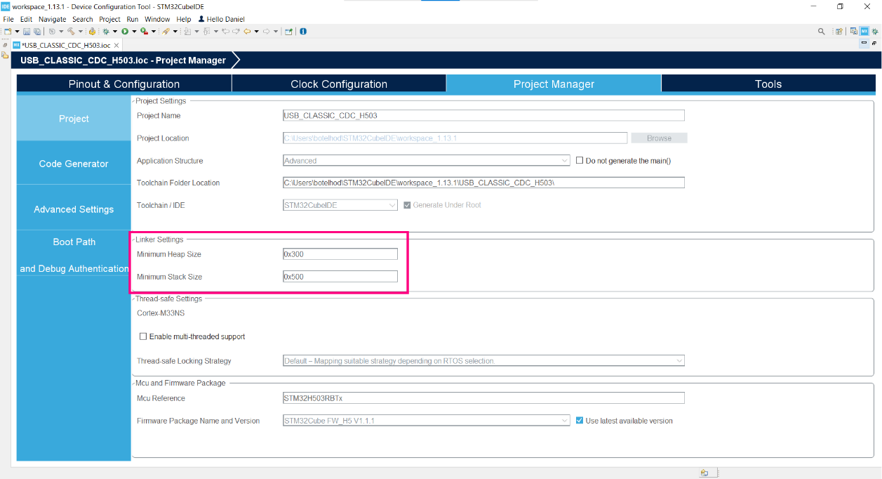 How to use STMicroelectronics classic USB device m ...