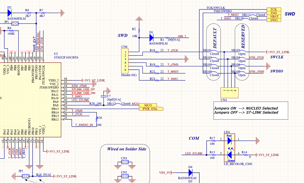 JTAG / SWD (Nucleo?) over SPI code example - STMicroelectronics Community