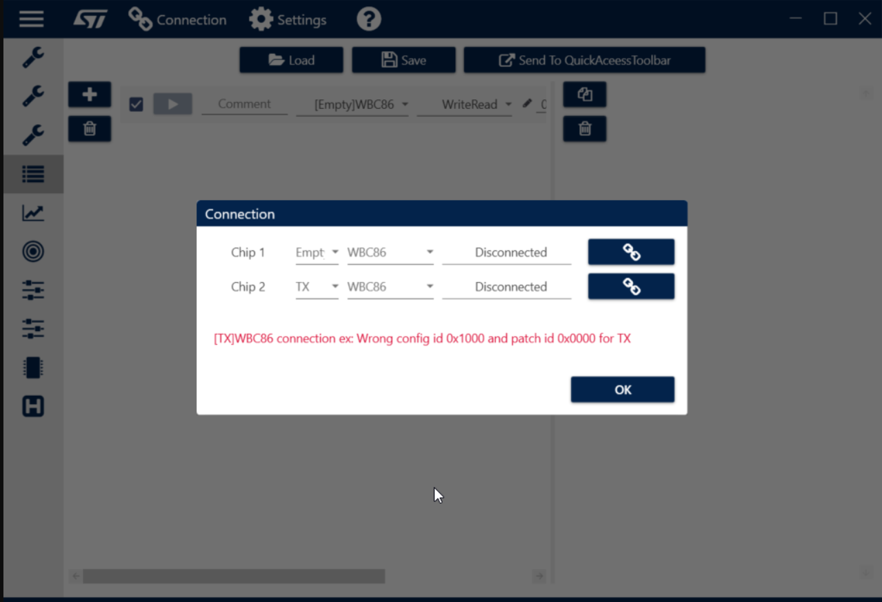 Solved: Cannot connect STWBC86 to WPSTUDIO V1.8.4