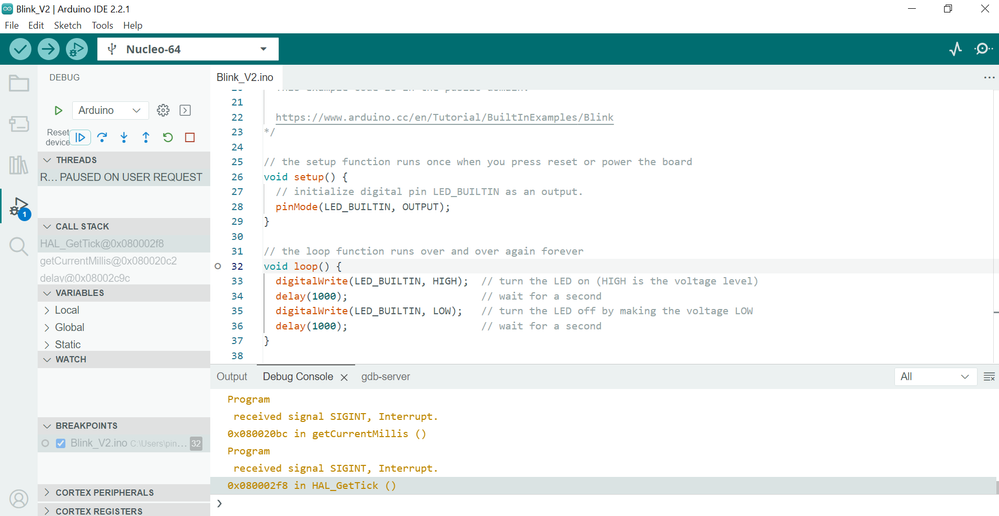 Stm32 best sale ide arduino