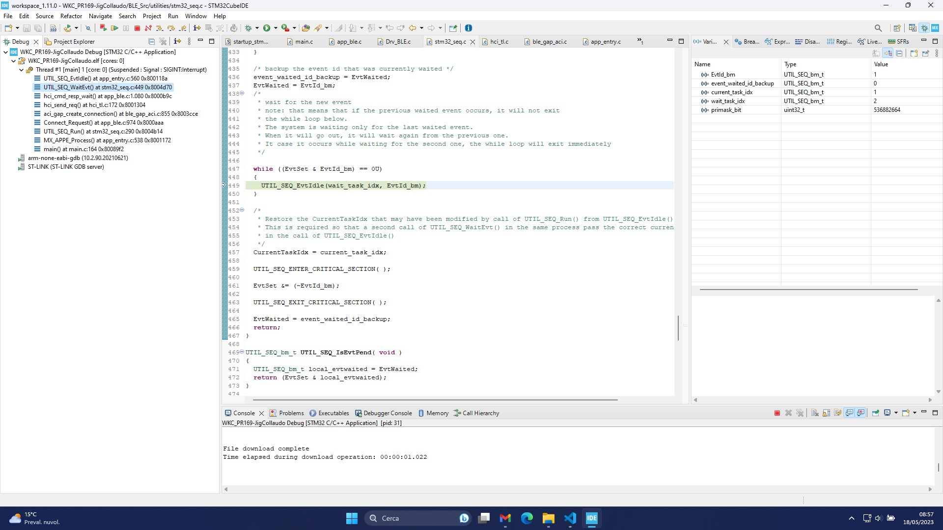 Solved STM32WB15CCU6 P2P client does not connect to serve