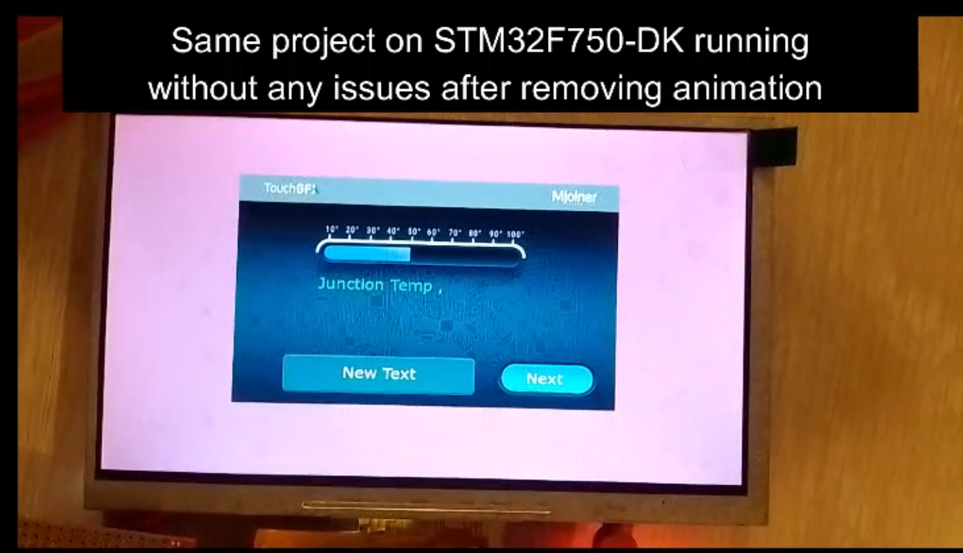 How to upgrade TouchGFX Application Template for S