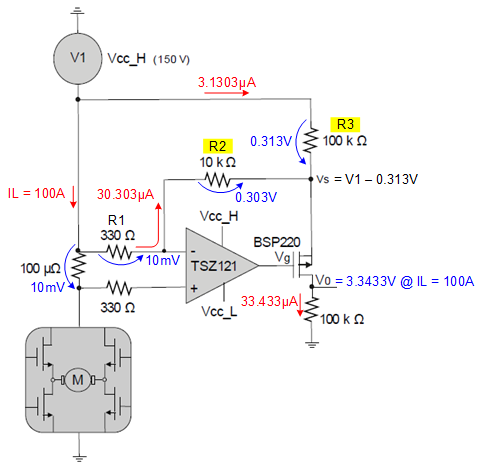 Solved: Application Note AN4835, High-side current sensing 